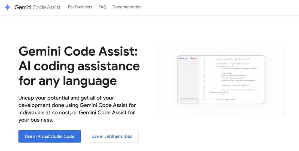 Gemini Code Assist: Trợ lý lập trình AI đột phá từ Google với 180.000 gợi ý mã miễn phí mỗi tháng